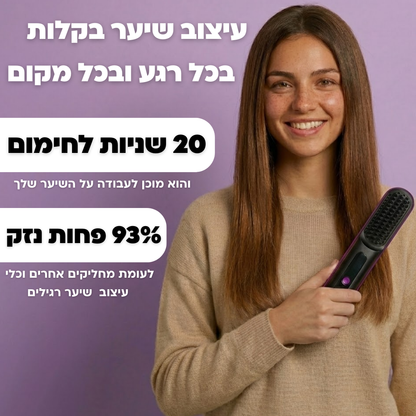Nuni Pro – מחליק נייד חדשני לכל סוגי השיער